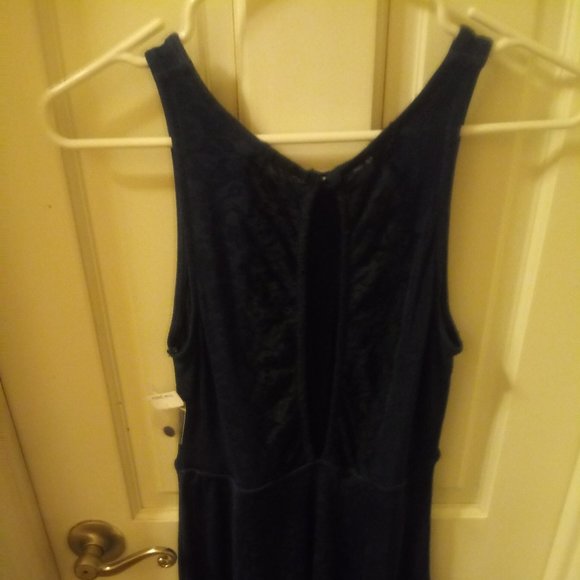 Free People Fit and Flare Dress in Dark Blue - Picture 7 of 8